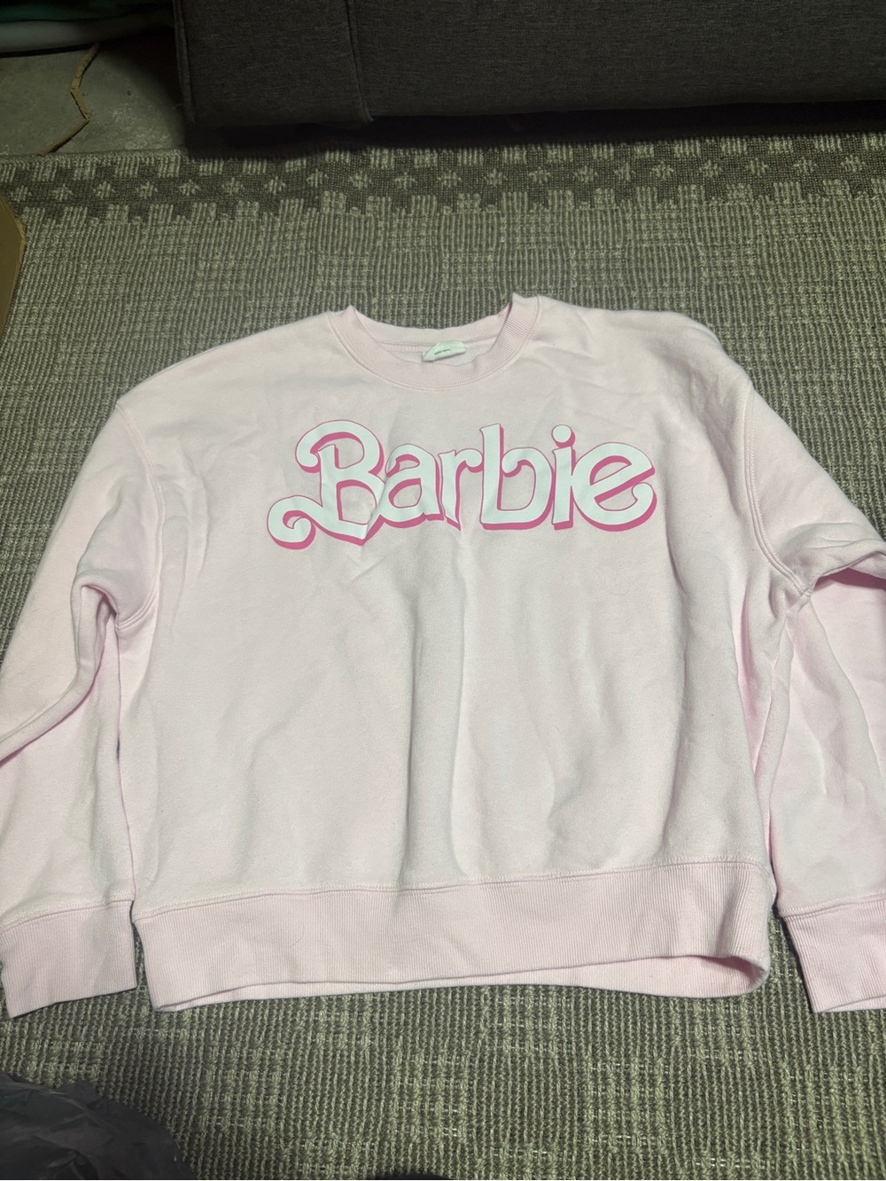 Barbie Light Pink Logo Sweatshirt